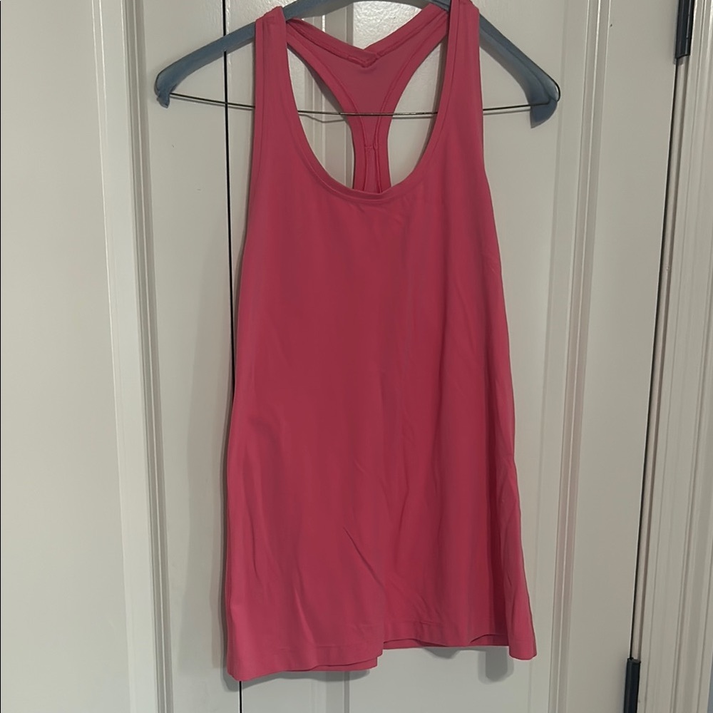 Pink Lululemon tank top